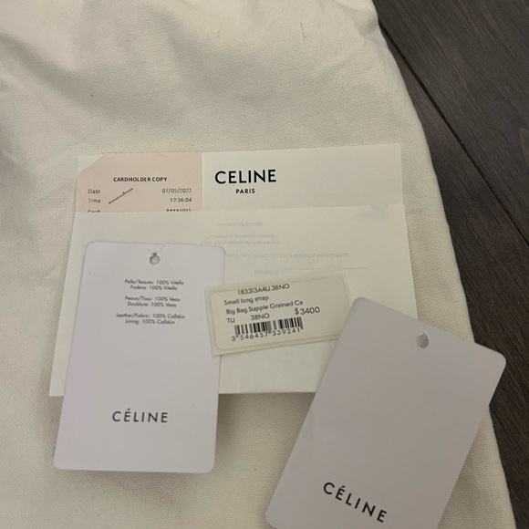 Celine Big Bag grained leather black - Picture 2 of 10